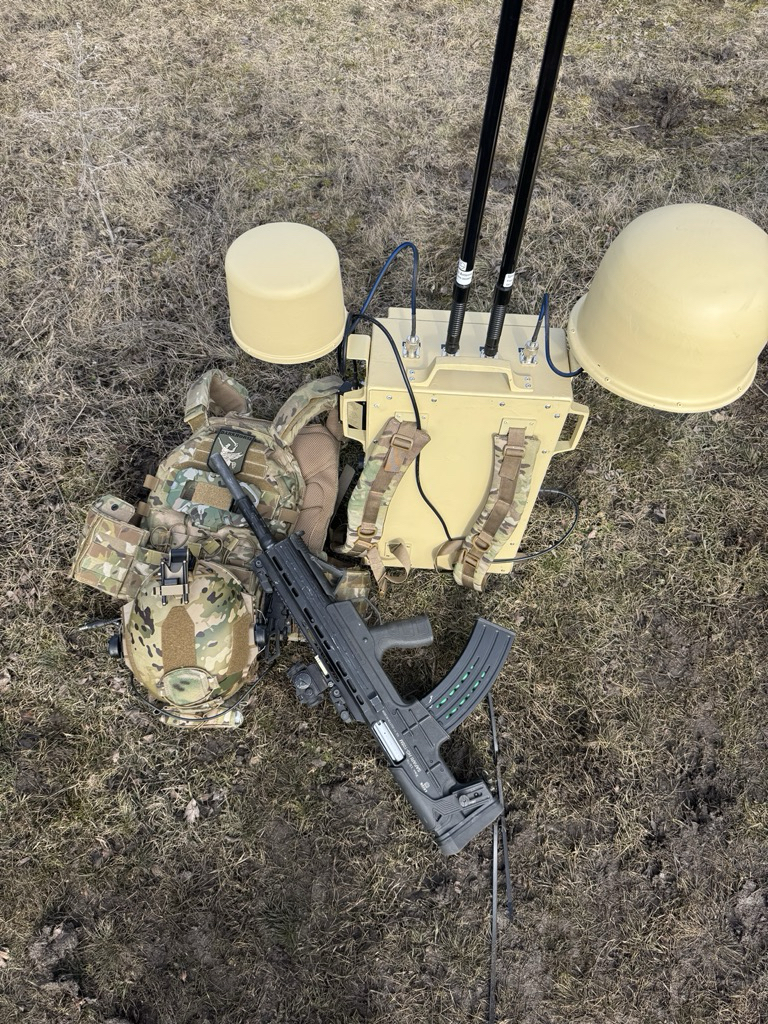 ATS Silent Specter backpack RF jammer field configuration