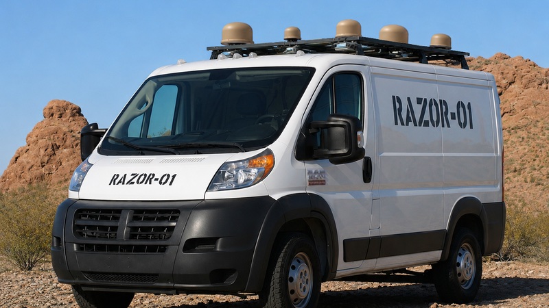 Warden vehicle-mounted jammer rack